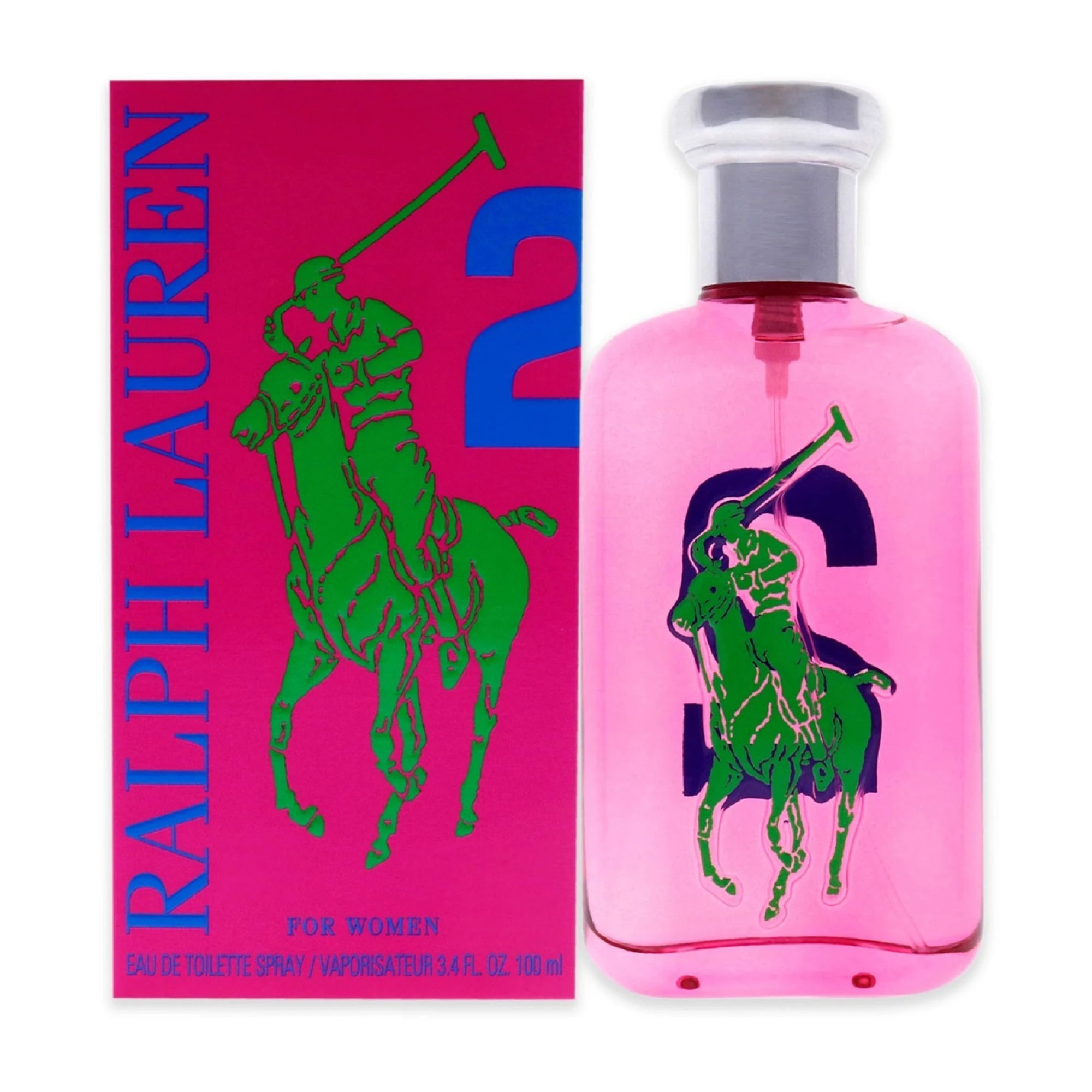 Ralph Lauren Polo Big Pony #2 Pink 3.4 Eau de Toilette Spray for Women