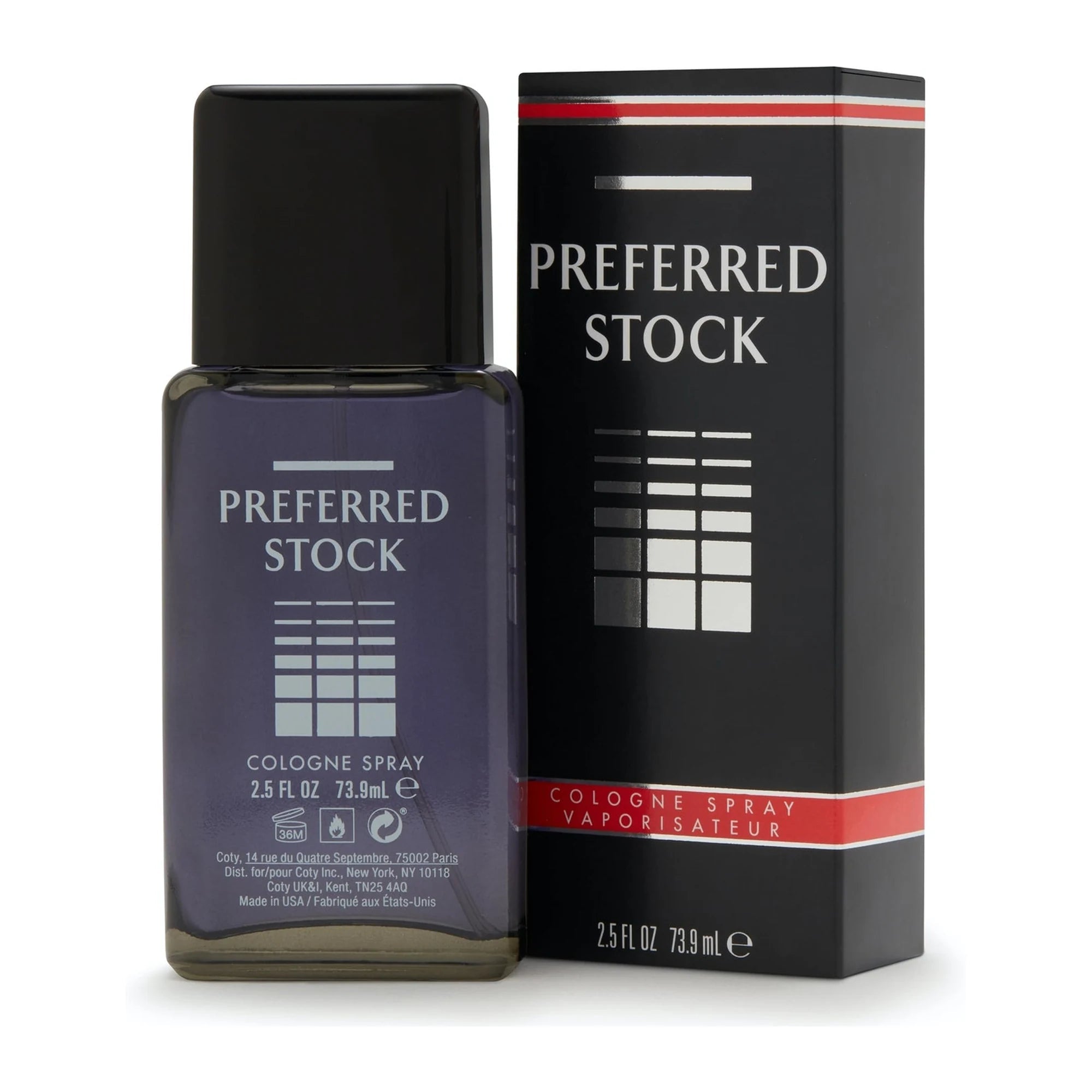 Stetson Preferred Stock 2.5 Cologne Spray for Men