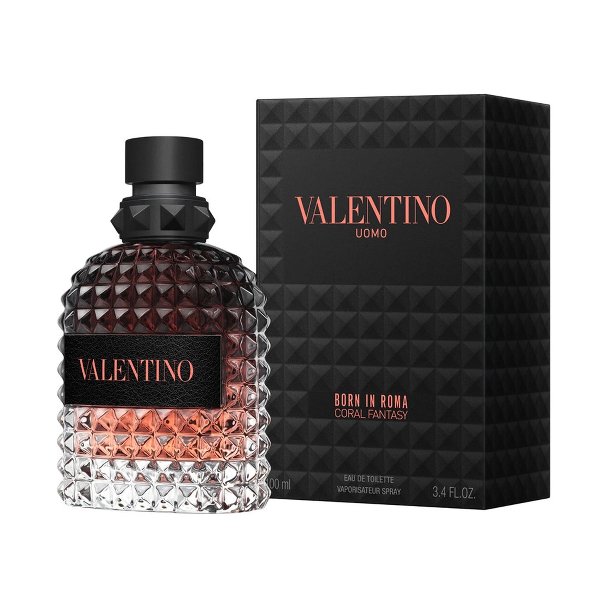 Valentino Uomo Born In Roma Coral Fantasy 3.4 Eau de Toilette Spray for Men