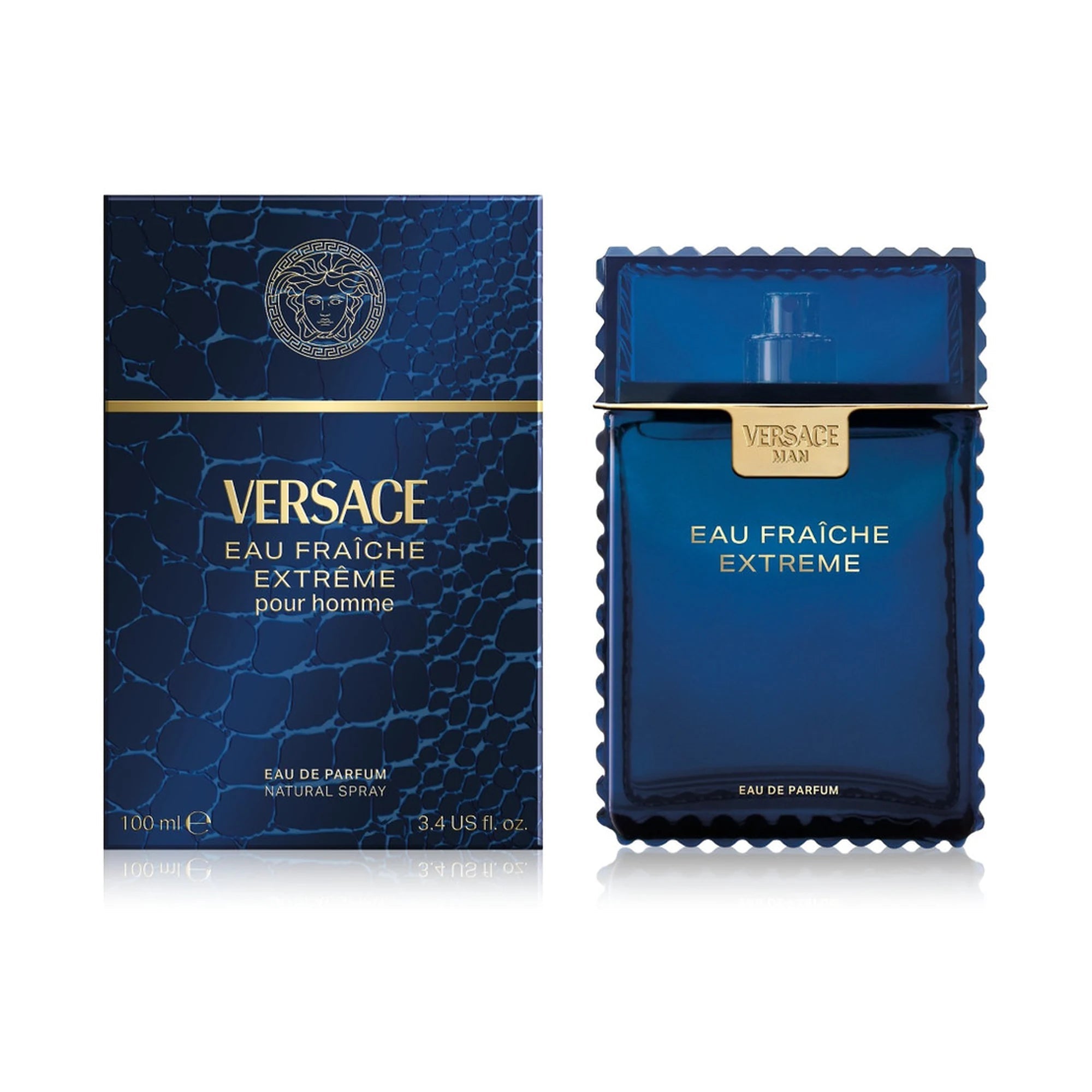 Versace Eau Fraiche Extreme 3.4 Eau de Parfum Spray for Men