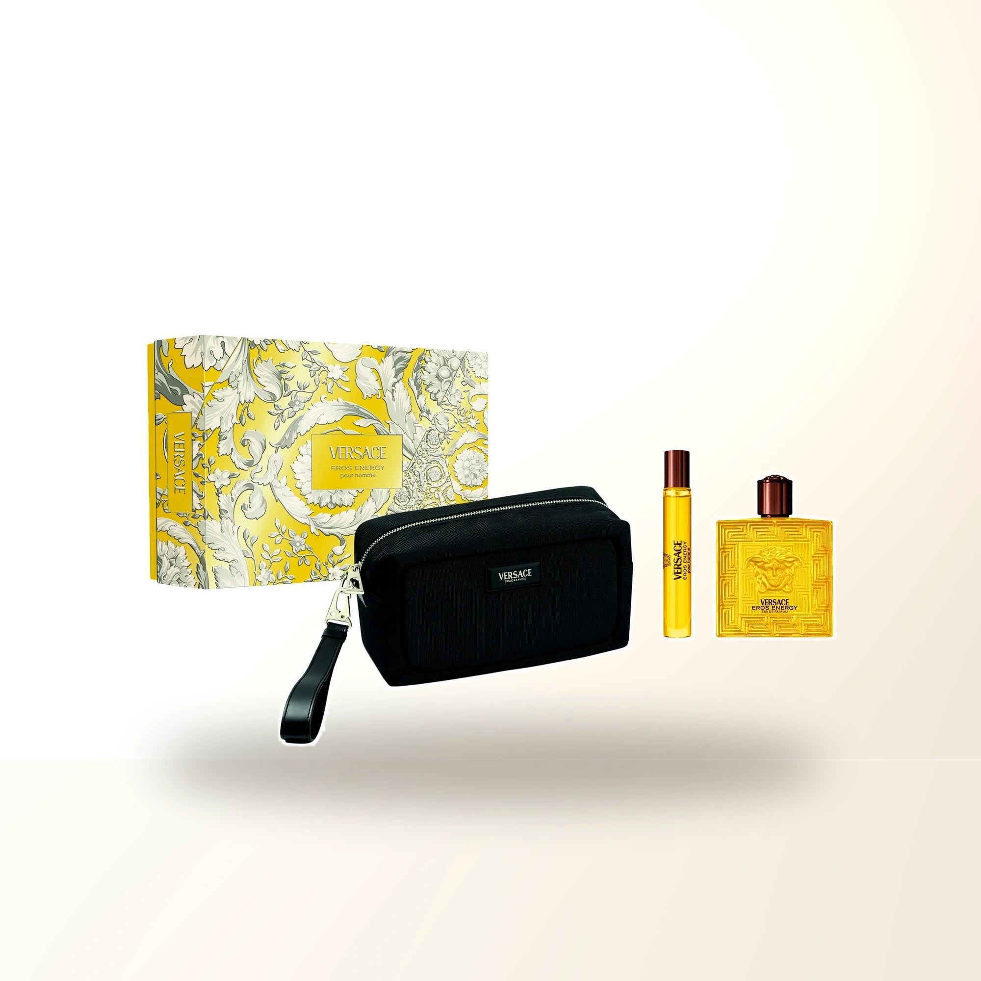 Versace Eros Energy 3 Pcs Set For Men: 3.4 Eau De Parfum Spray + 0.3 Eau De Parfum Spray + Pouch main product image