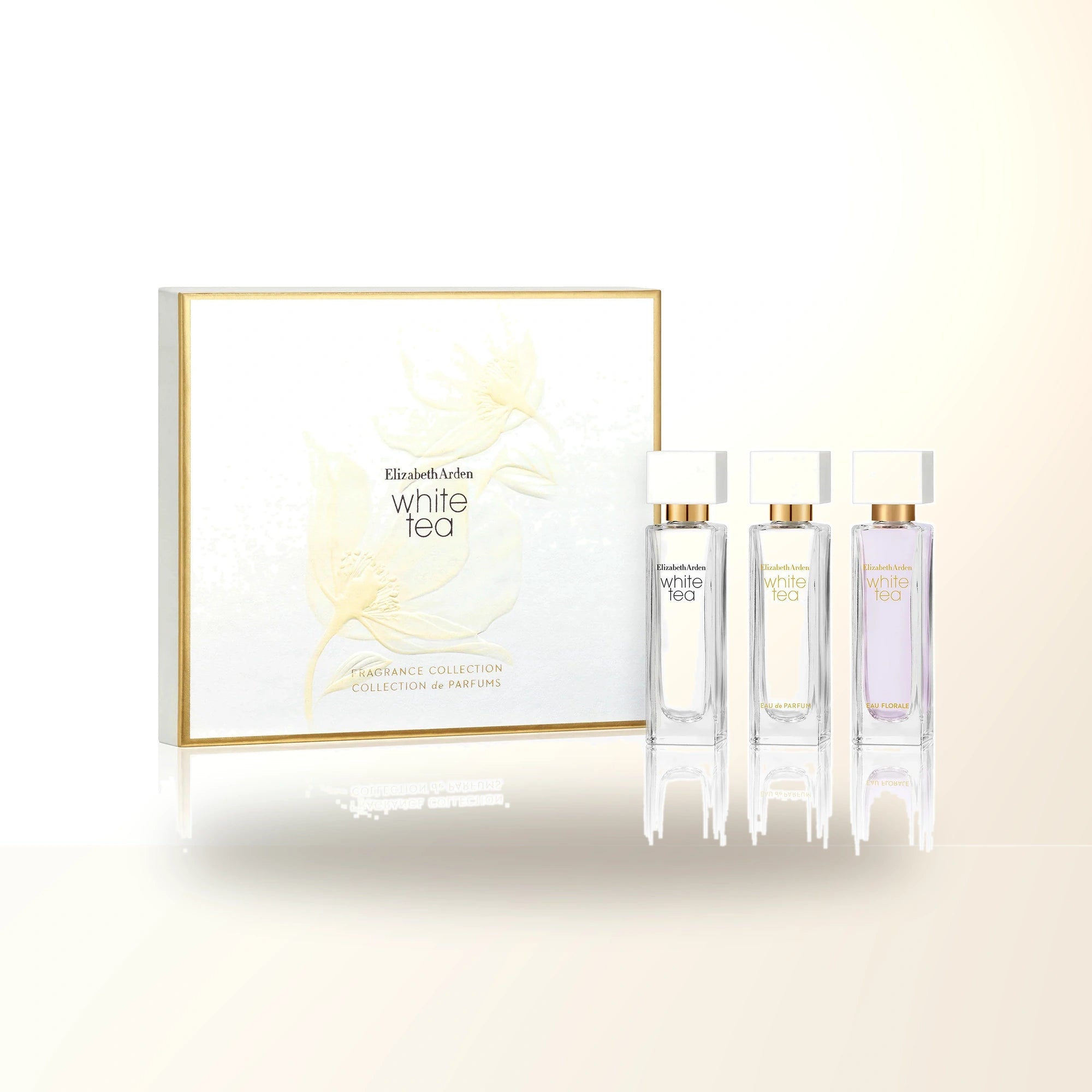 White Tea 3 Pcs Set For Women: 0.33 Eau De Toilette Spray + 0.33 Eau De Parfum Spray + Eau Florale 0.33 Eau De Toilette Spray main product image
