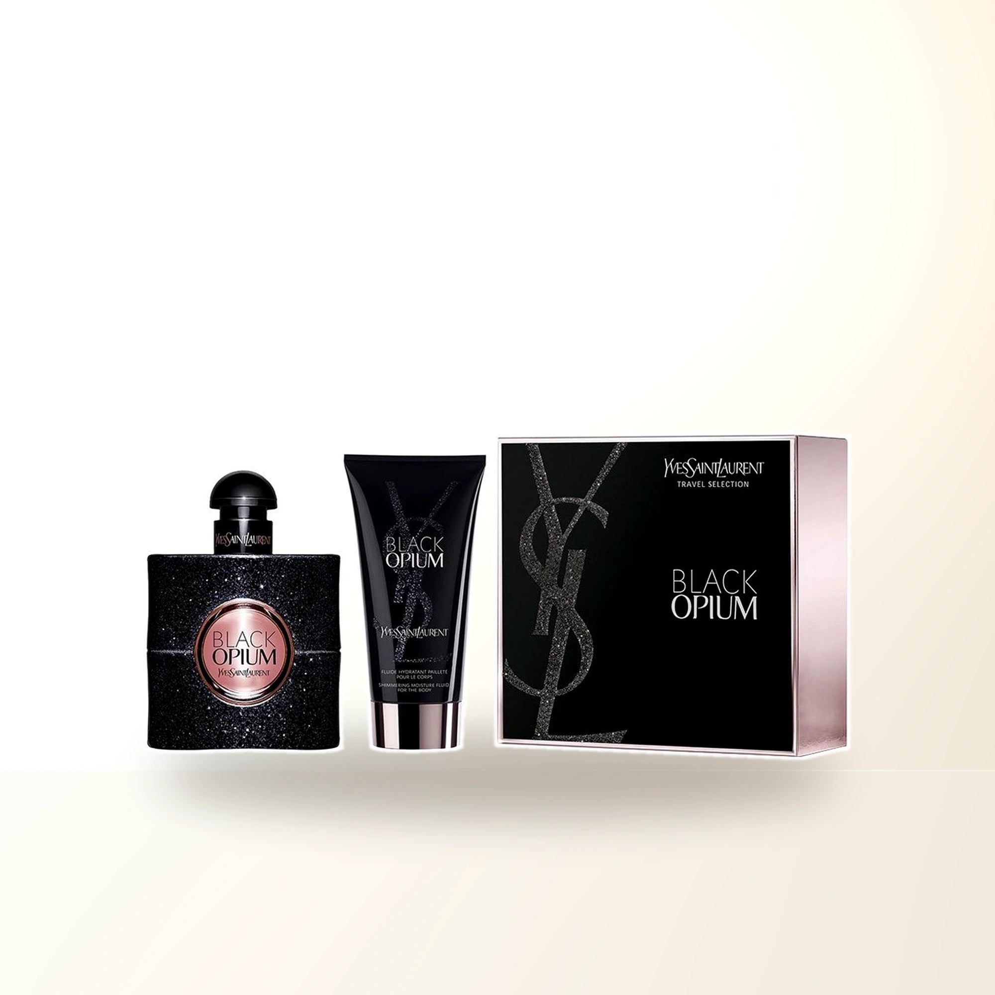Ysl Black Opium 2 Pcs Set: 1.6 Eau De Parfum Spray + 1.6 Shimmering Body Lotion main product image