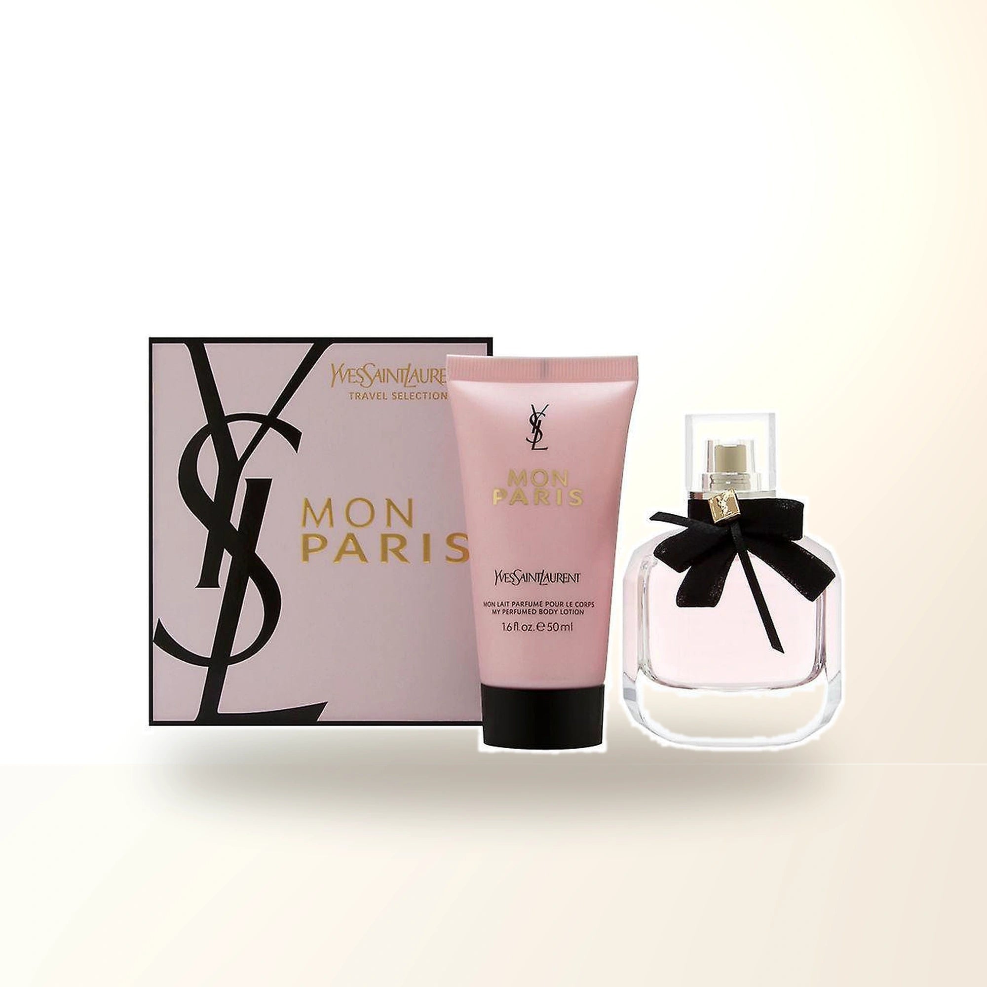 Ysl Mon Paris 2 Pcs Set: 1.6 Eau De Parfum Spray + 1.6 Body Lotion main product image